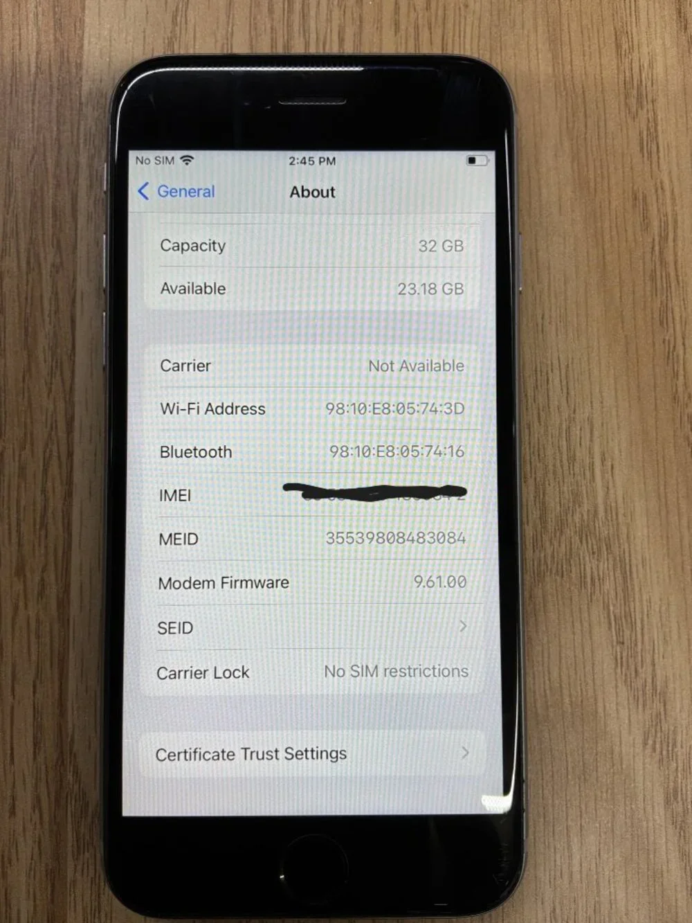 Apple iPhone 6s 32GB Unlocked Smartphone Space Gray iOS 15 Tested